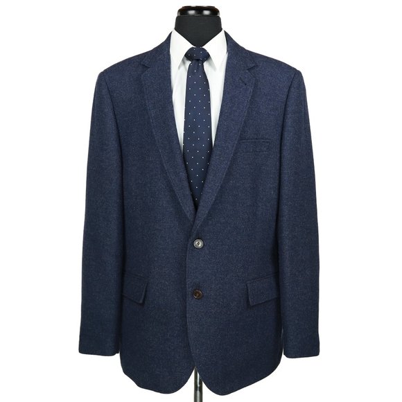 J. Crew Other - J Crew Tweed Wool Sport Coat Blazer Elbow Patches